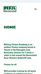 Mobile Screenshot of militaryfitnessacademy.com